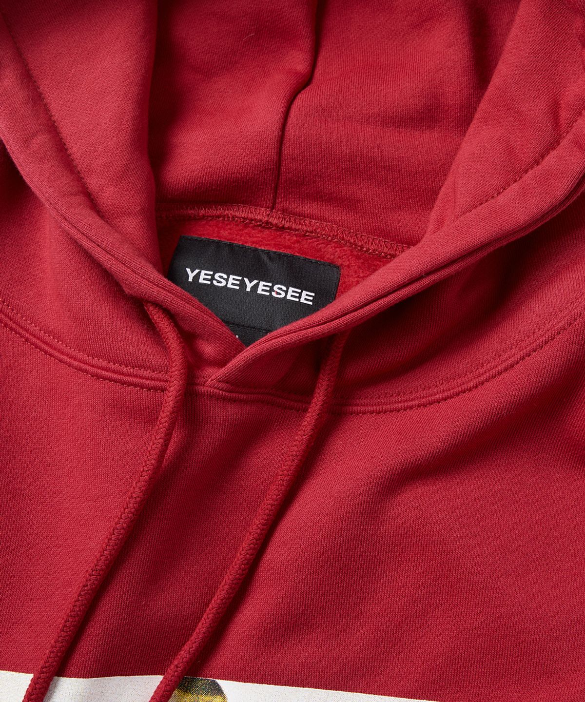 예스아이씨(YESEYESEE) Y.E.S Arch Boy Hoodie Red