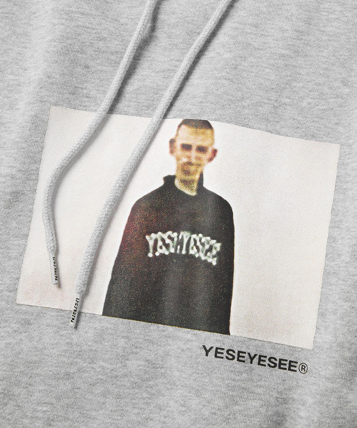 예스아이씨(YESEYESEE) Y.E.S Arch Boy Hoodie Grey