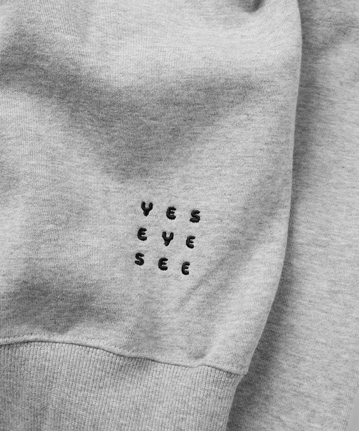 예스아이씨(YESEYESEE) Y.E.S Arch Boy Hoodie Grey