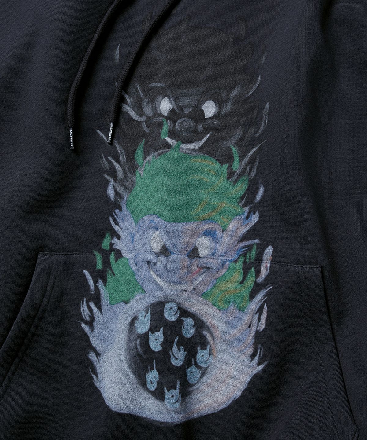 예스아이씨(YESEYESEE) Y.E.S Goblin Hoodie Charcoal