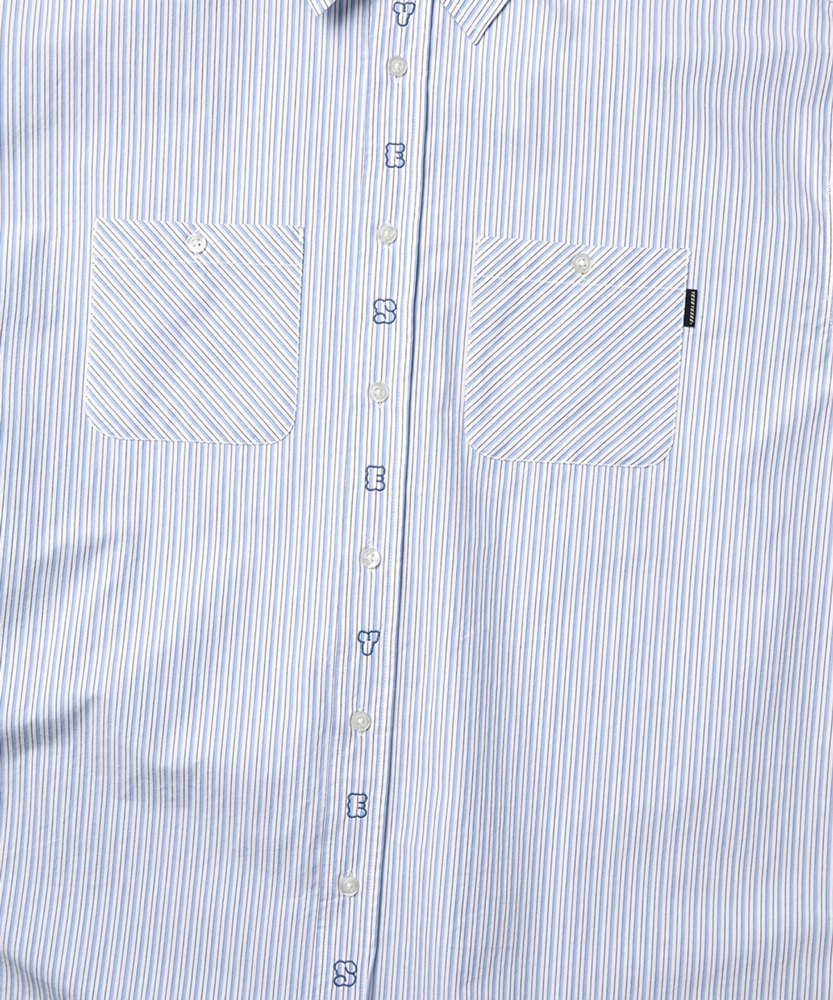 예스아이씨(YESEYESEE) Plop Stripe Shirt White