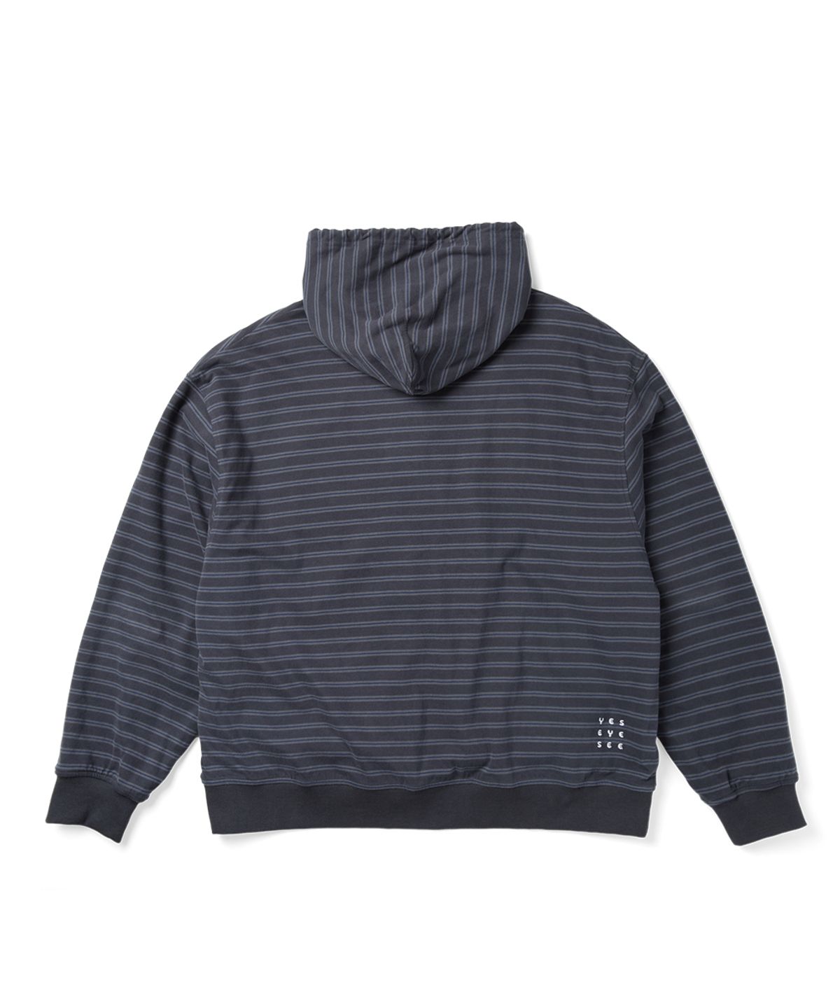 예스아이씨(YESEYESEE) Y.E.S Stripe Single Zip-up Hoodie Charcoal