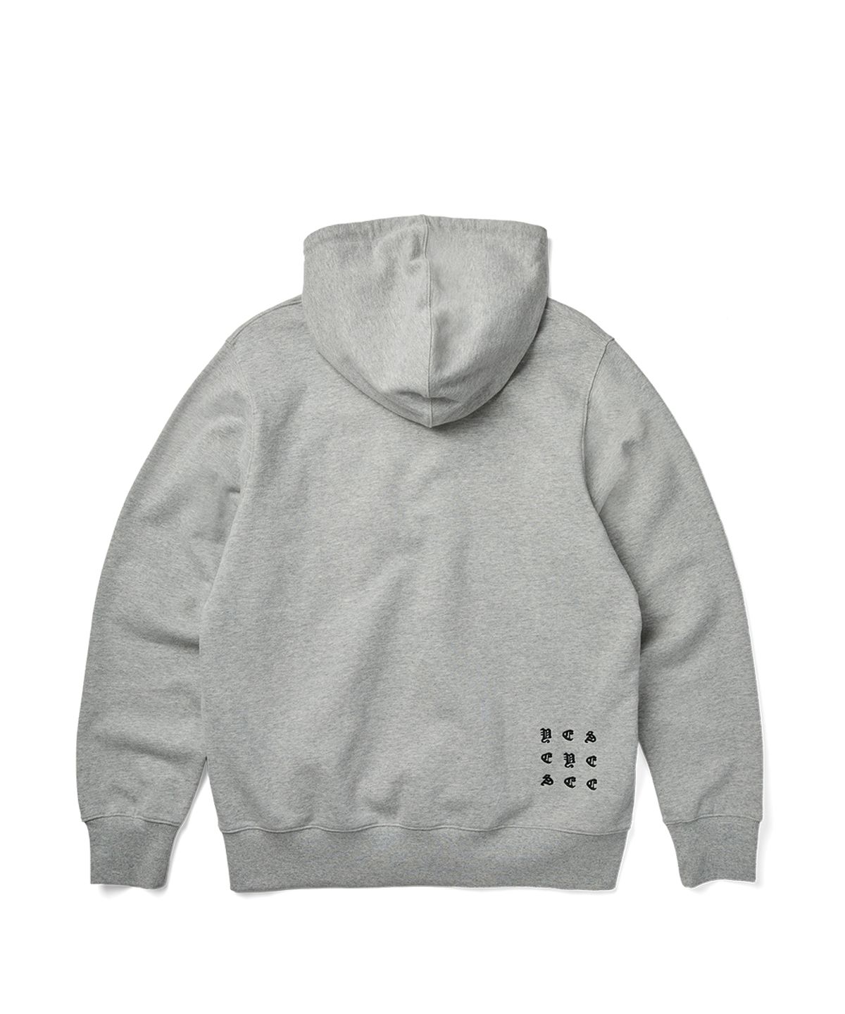 예스아이씨(YESEYESEE) Bullet Holes Zip-up Hoodie Grey