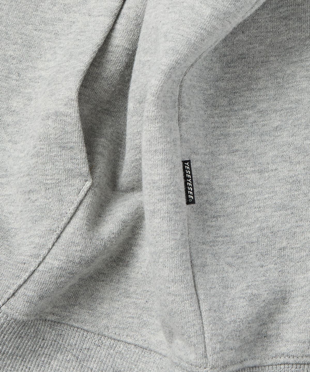 예스아이씨(YESEYESEE) Bullet Holes Zip-up Hoodie Grey