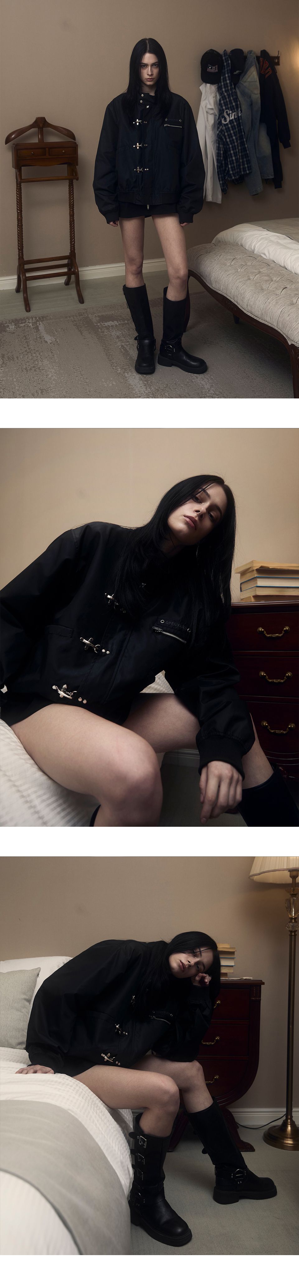 LOCK IN JACKET - BLACK source detail 10