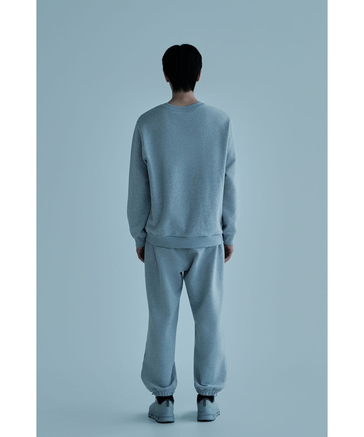 얼스캄에라(EARTH CALM ERA) 내추럴 데일리 스웨트셔츠_멜란지 그레이