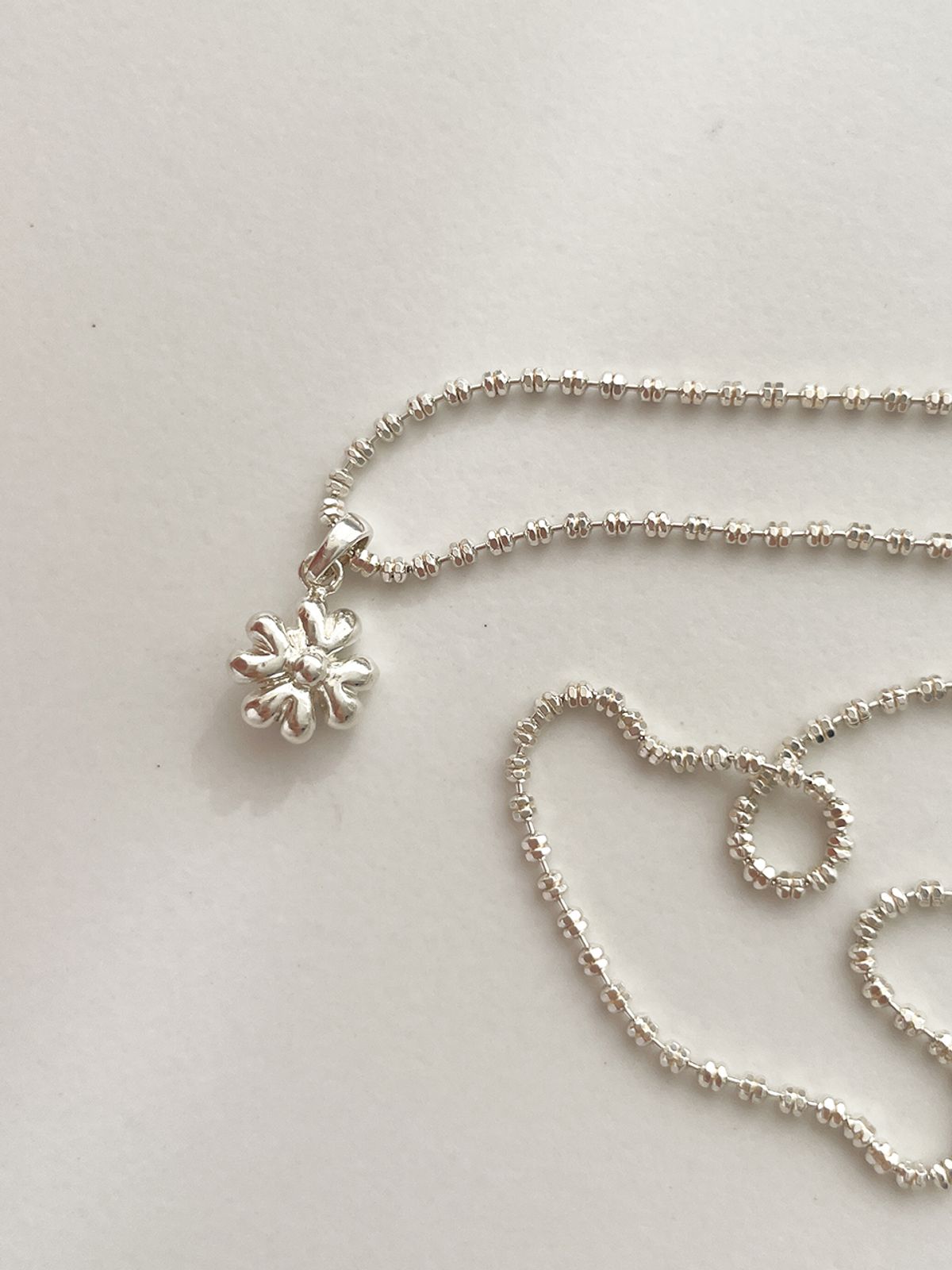 멜리브(MELLIV) petit clover necklace_mvn65
