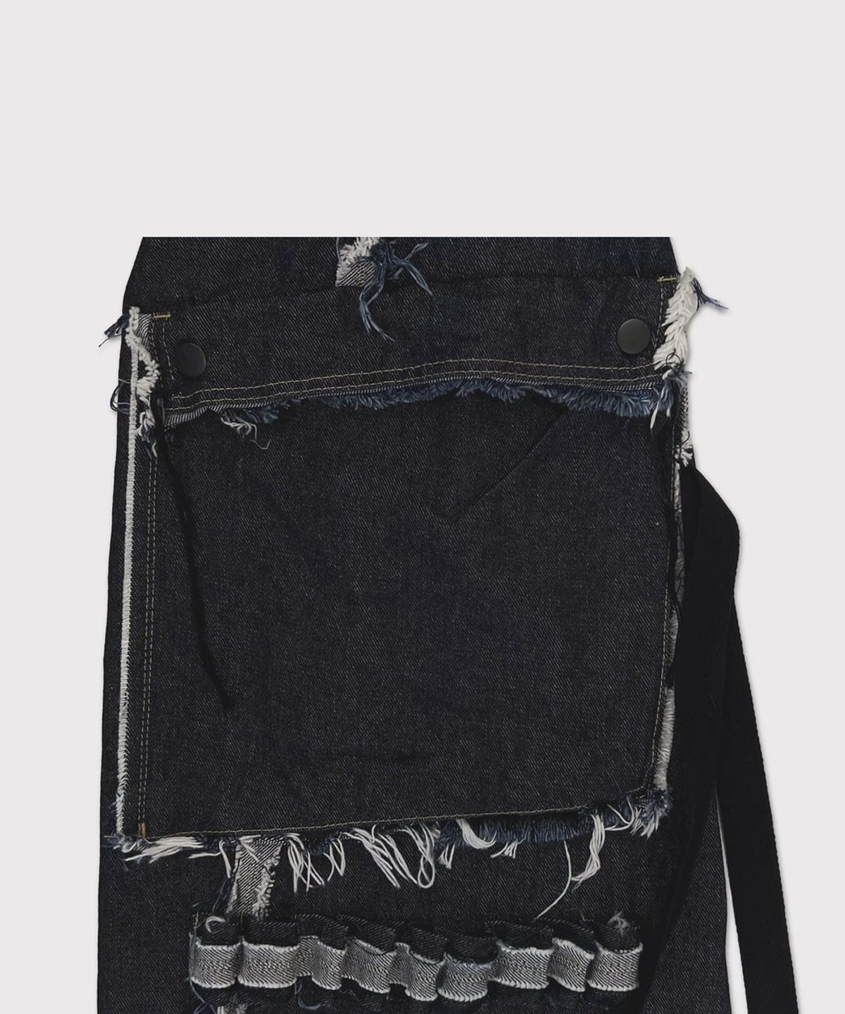 마이너스(MINUS) Slash Seam Twist Cargo Jeans(KOJIMA) - INDIGO