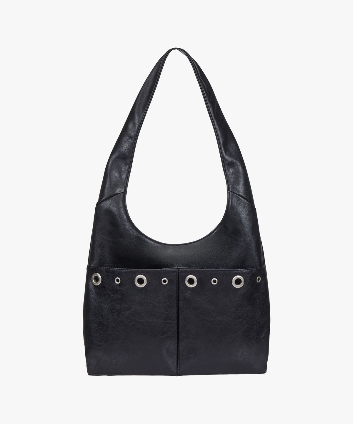 트리마치(TRIMARCH) Vintage Eyelet Shoulder Bag / Black