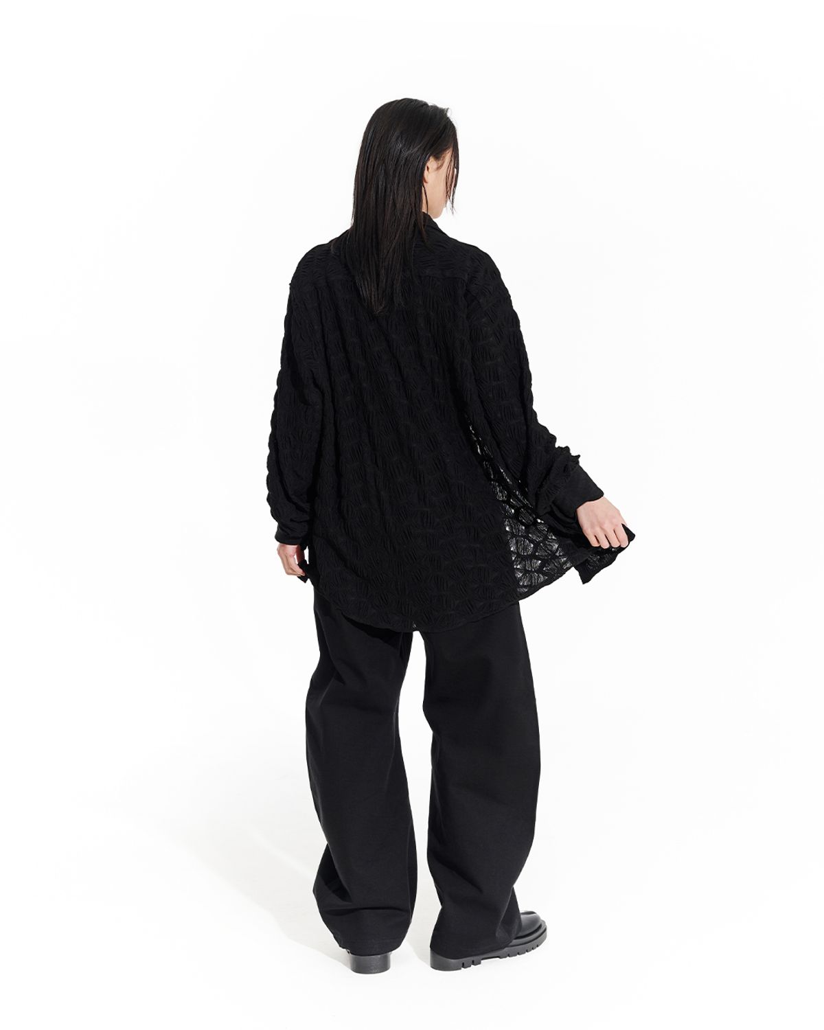 헤오진(HEOJIN) THE RIPPLE SHEER SHIRT