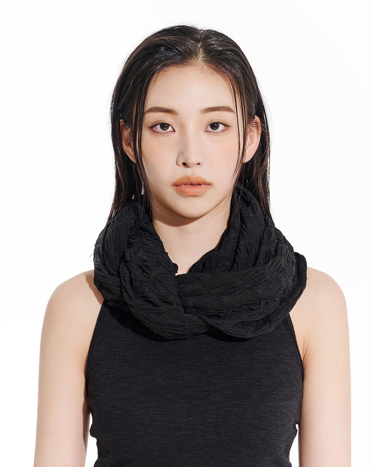 헤오진(HEOJIN) THE RIPPLE SHEER SCARF