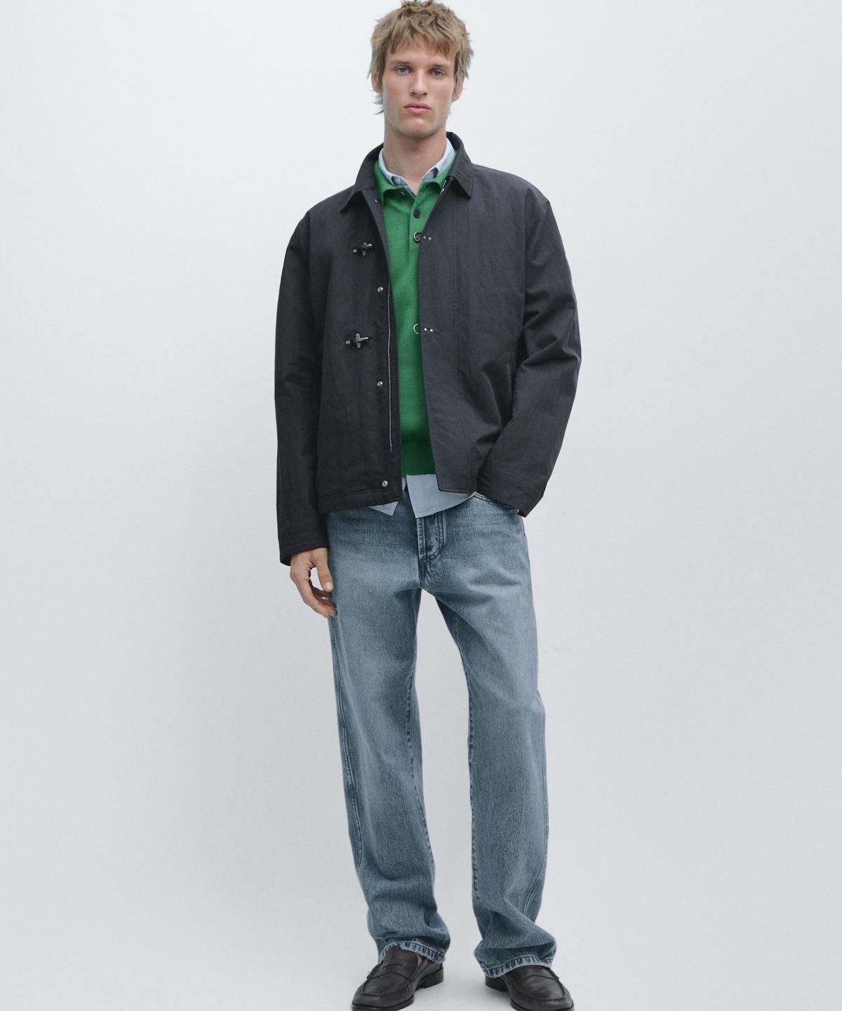 마시모두띠(MASSIMO DUTTI) 코튼 토글 재킷
