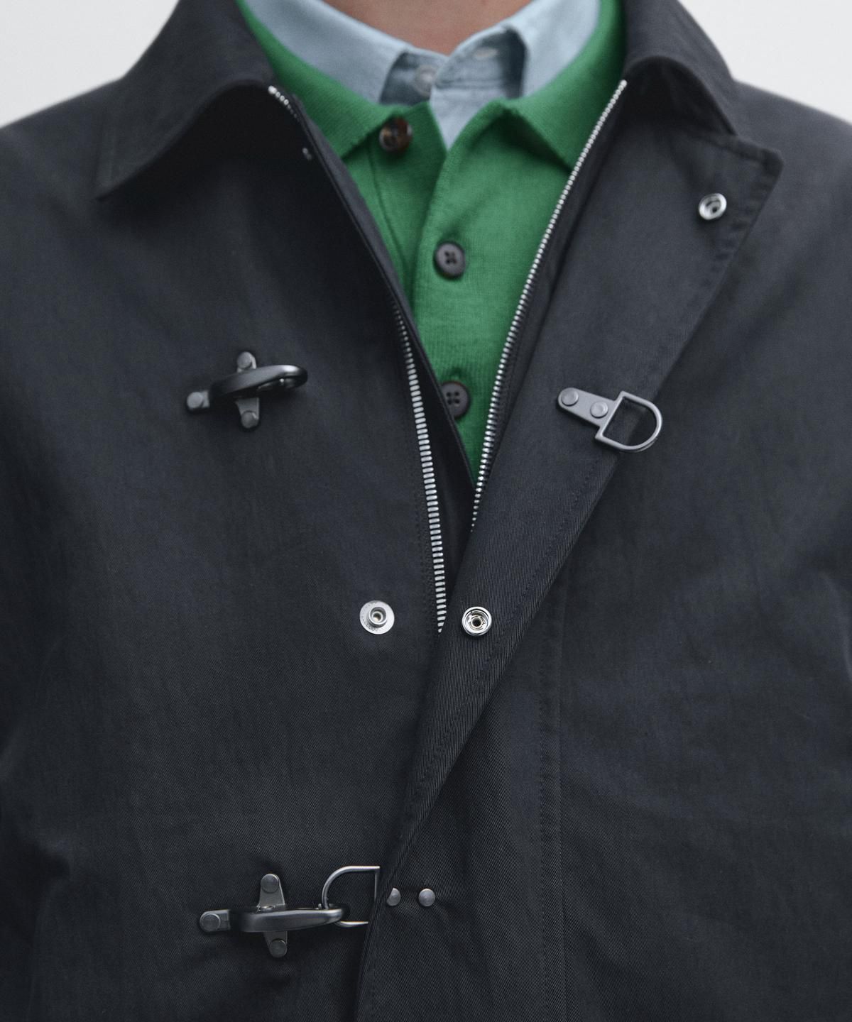 마시모두띠(MASSIMO DUTTI) 코튼 토글 재킷