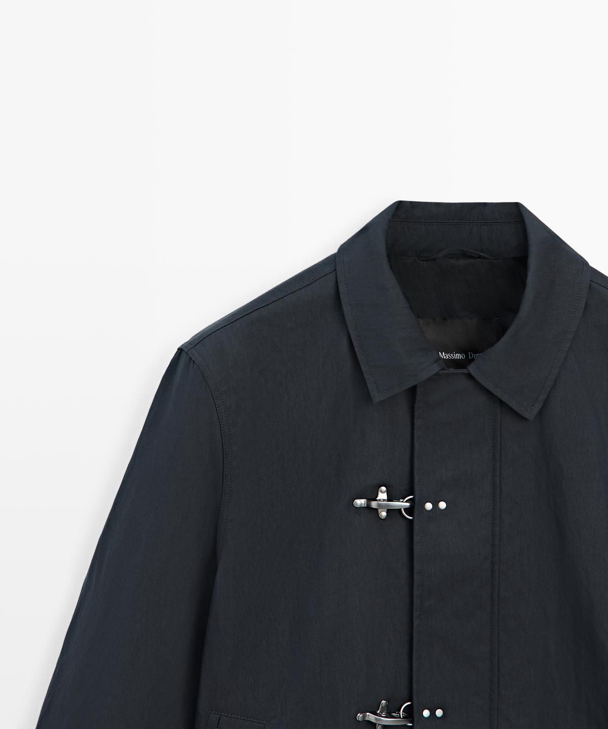 마시모두띠(MASSIMO DUTTI) 코튼 토글 재킷