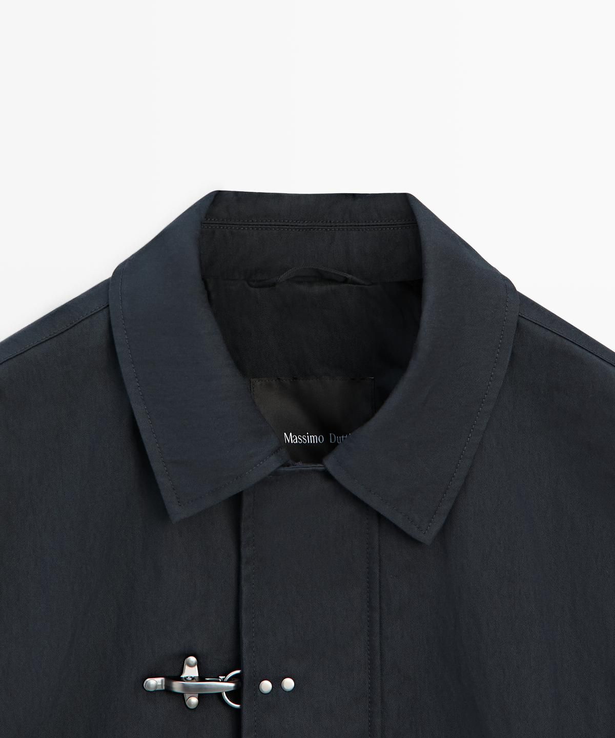 마시모두띠(MASSIMO DUTTI) 코튼 토글 재킷