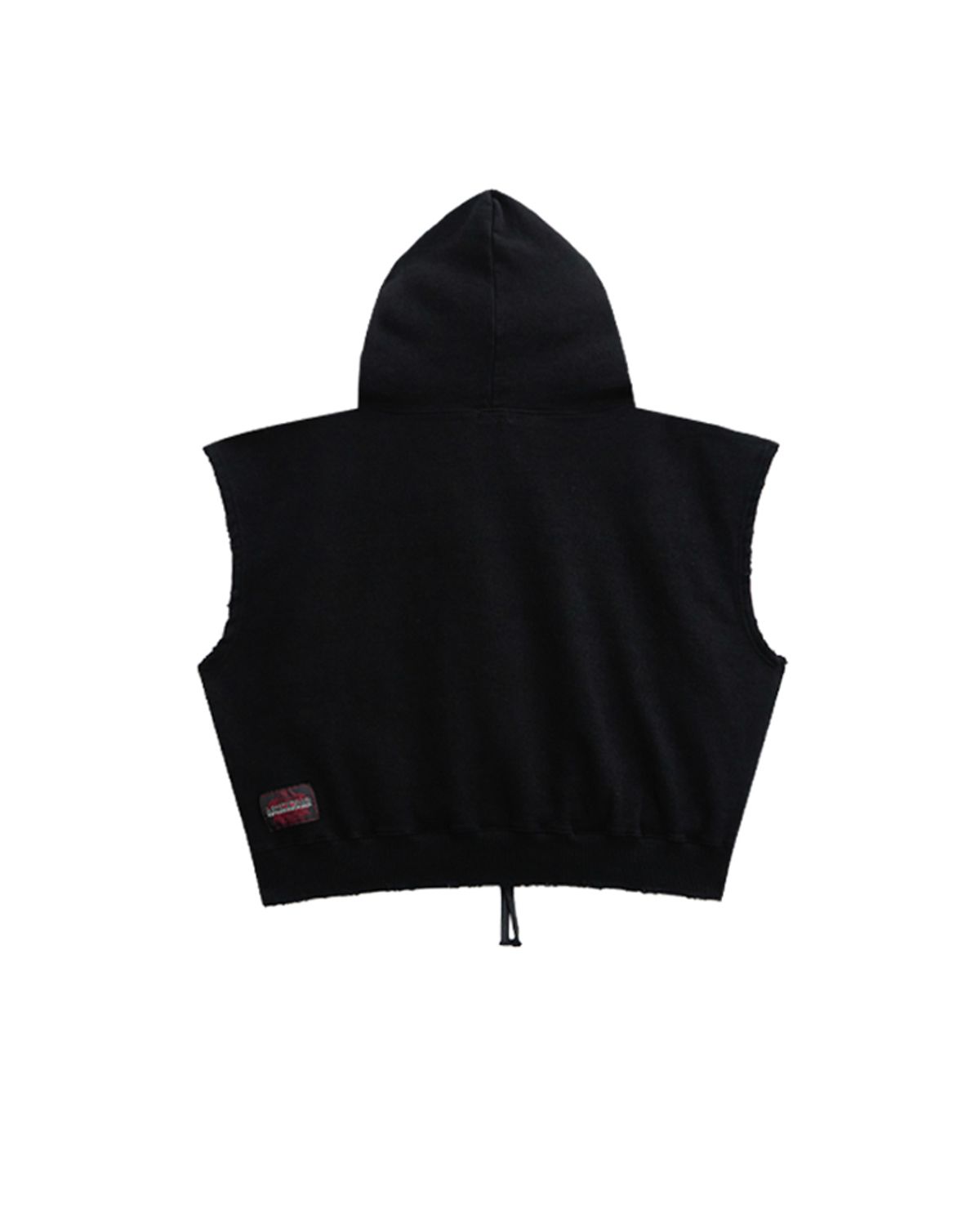 뭉(MWOONG) M.C.R. code stud zip-up vest HD BK