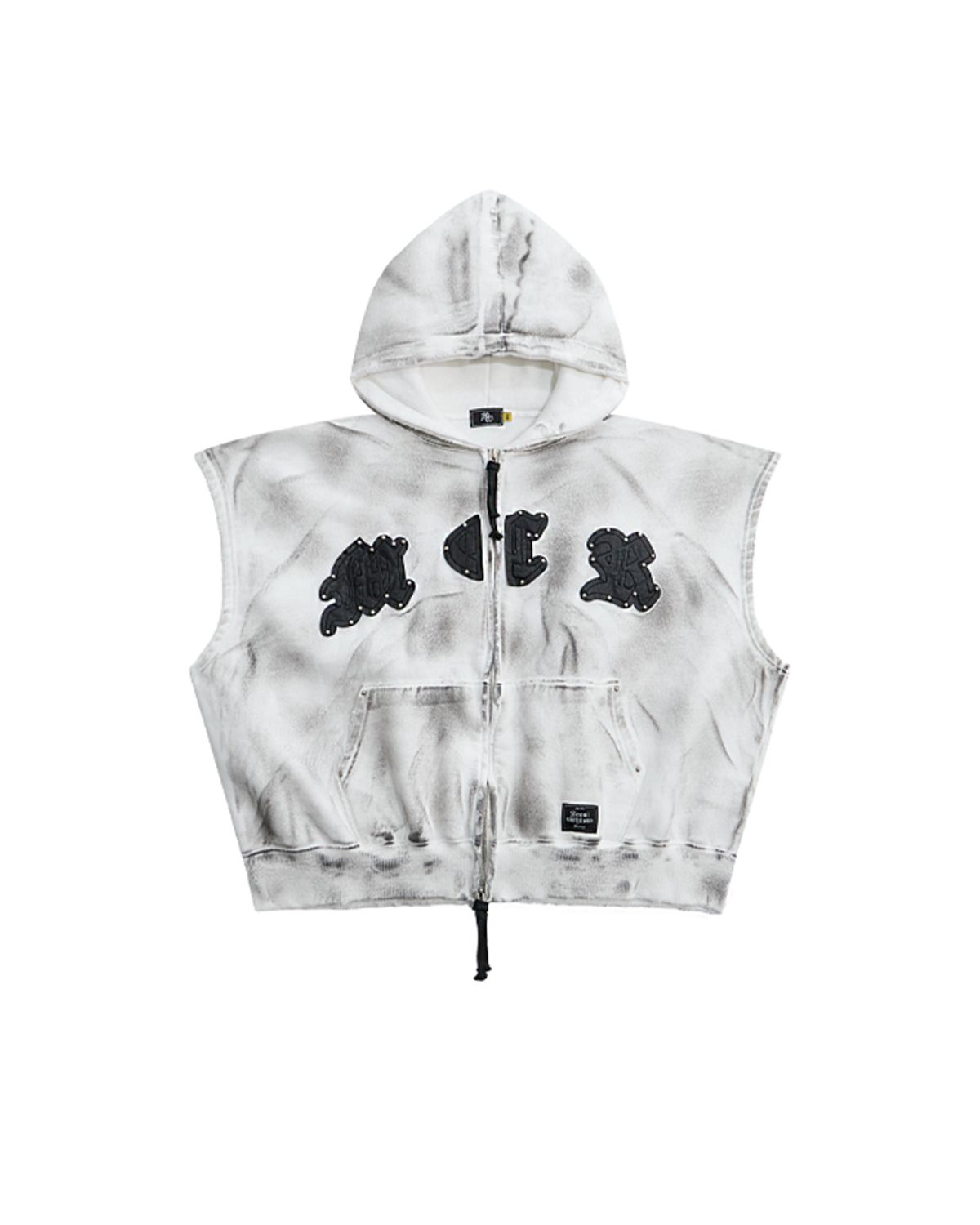 뭉(MWOONG) M.C.R. code stud zip-up vest HD IV