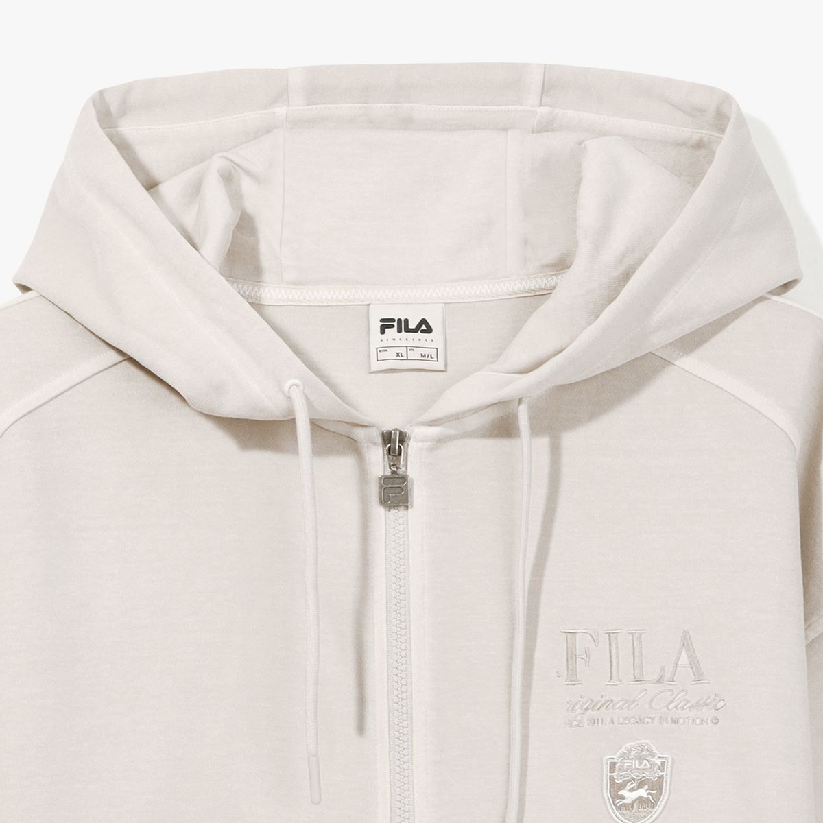 휠라(FILA) 피그먼트 후드 집업(FS261FT01X002293)