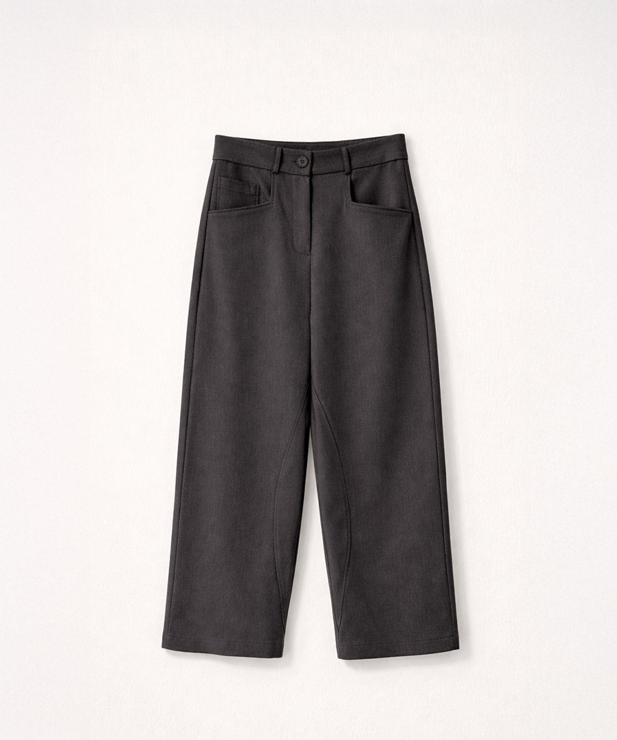 320쇼룸(320SHOWROOM) Four-Way Stretch Comfort Slacks Charcoal
