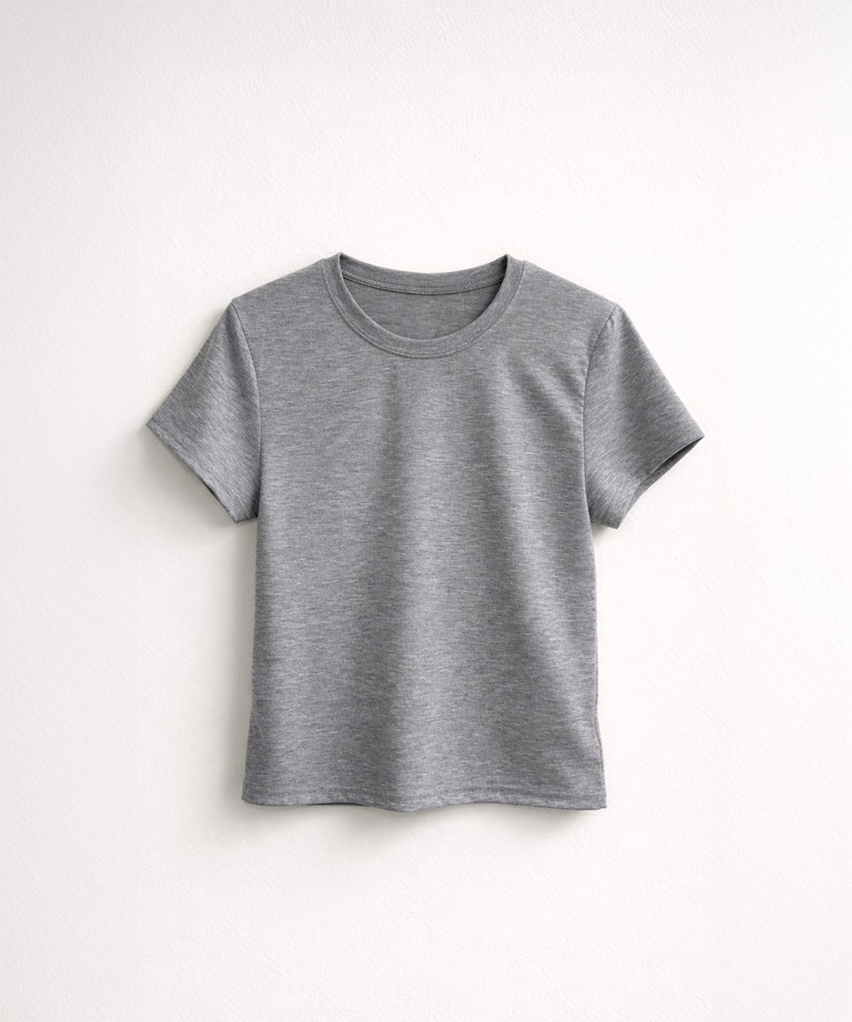 320쇼룸(320SHOWROOM) Daily Essential Back-Label Point T-Shirt Gray