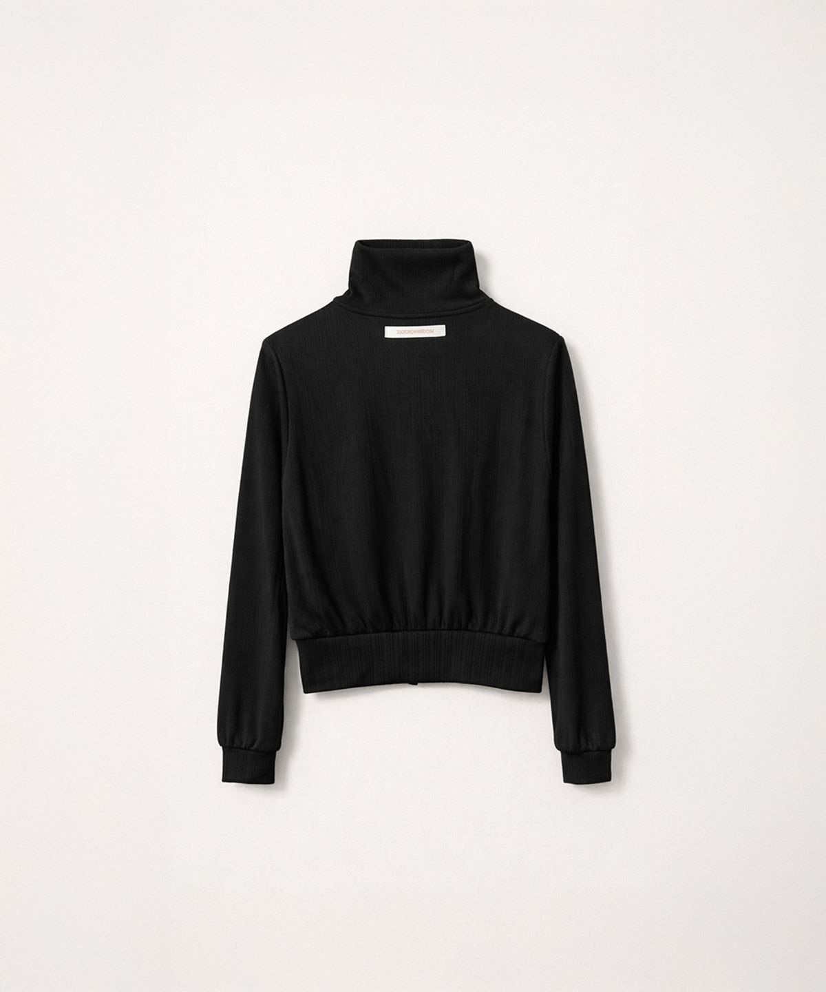 320쇼룸(320SHOWROOM) Covered Button Short Cardigan Black