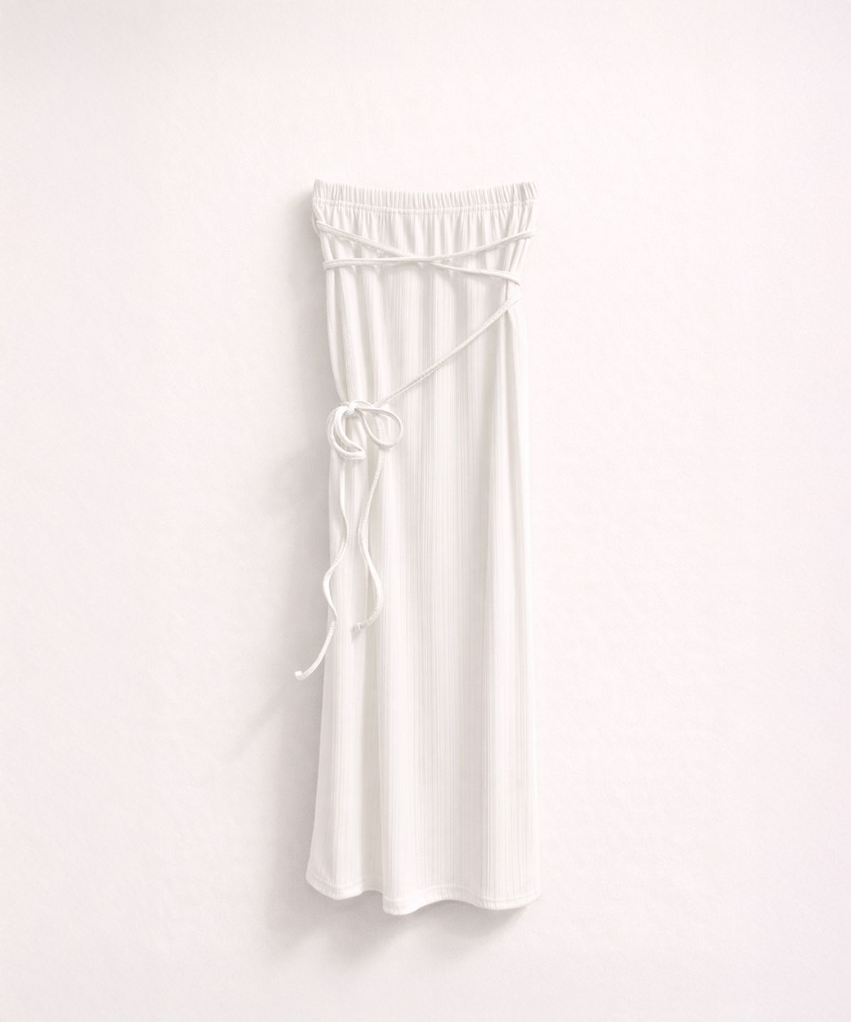 320쇼룸(320SHOWROOM) Belt Detail Long Skirt Ivory