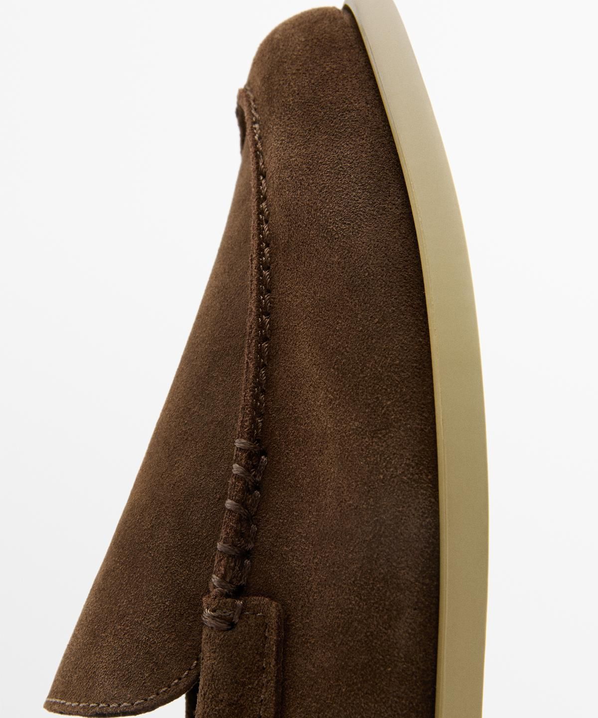 마시모두띠(MASSIMO DUTTI) 소프트 스플리트 스웨이드 레더 로퍼