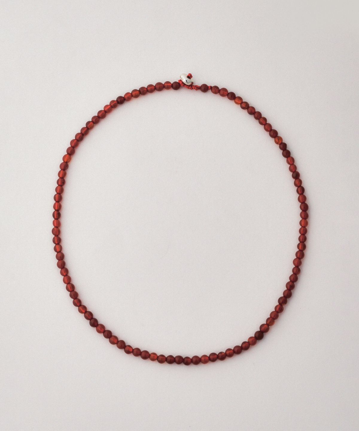 코도(KODO) Bead Collar Necklace(Rust Red)
