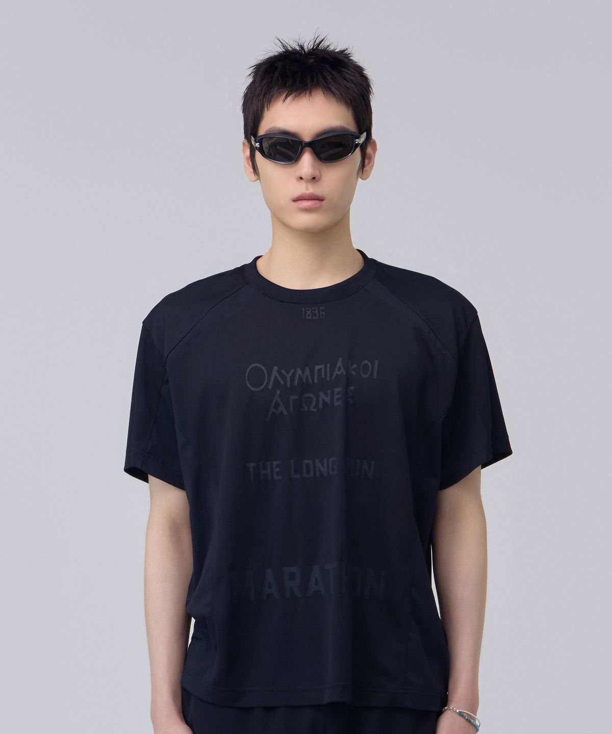 홍우성(HONGWOOSUNG) Origin 1896 Run Tee_Black