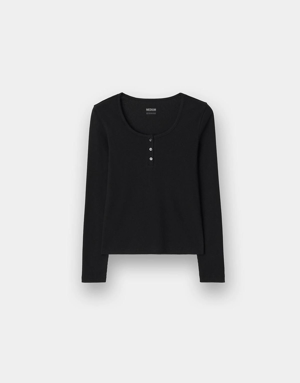 지오다노(GIORDANO) 헨리넥 긴팔 티셔츠 326505 [4color]