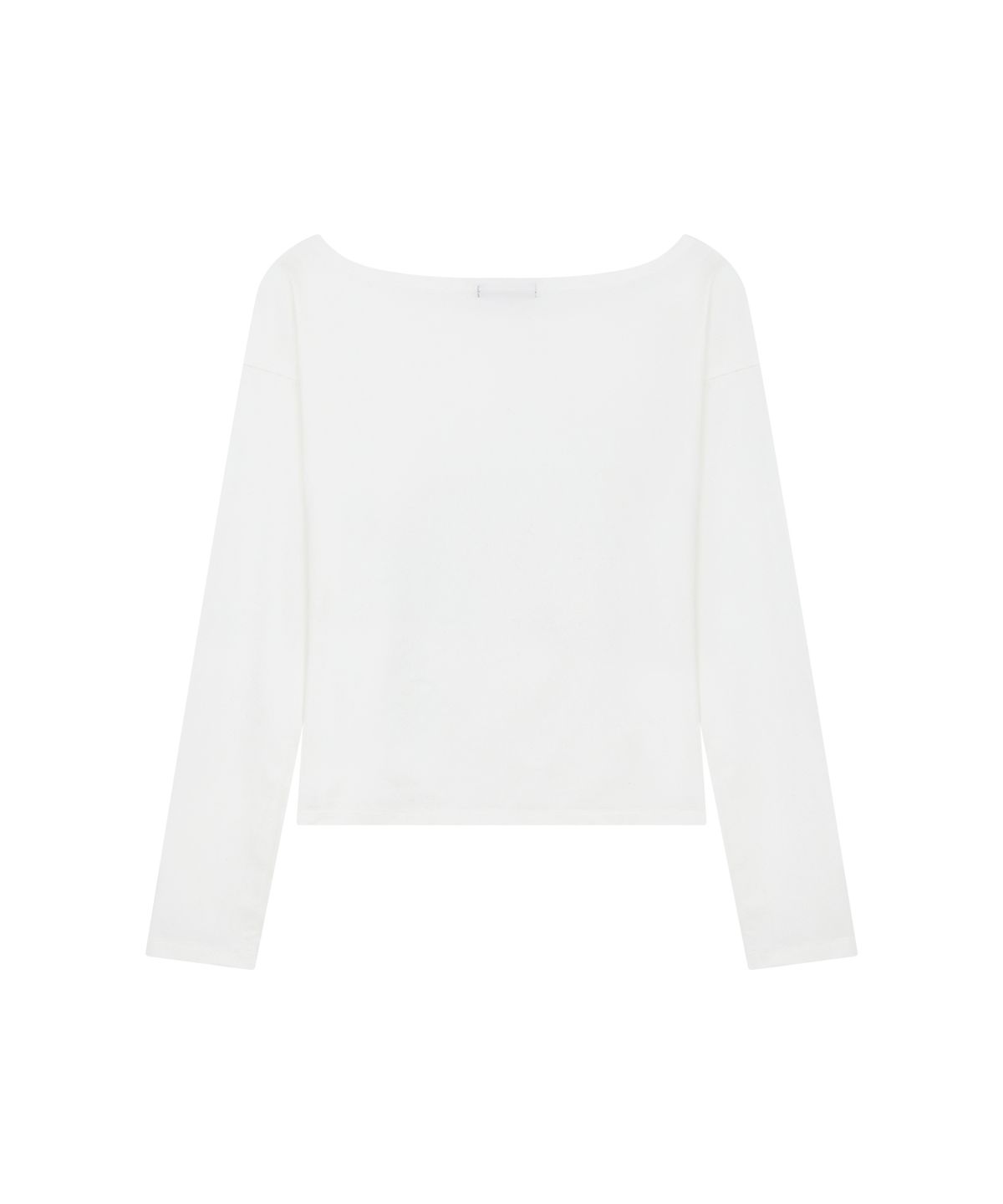 드렁크텍스트(DRUNKTXT) [Woman] Hotfix Off Shoulder Long Sleeve White