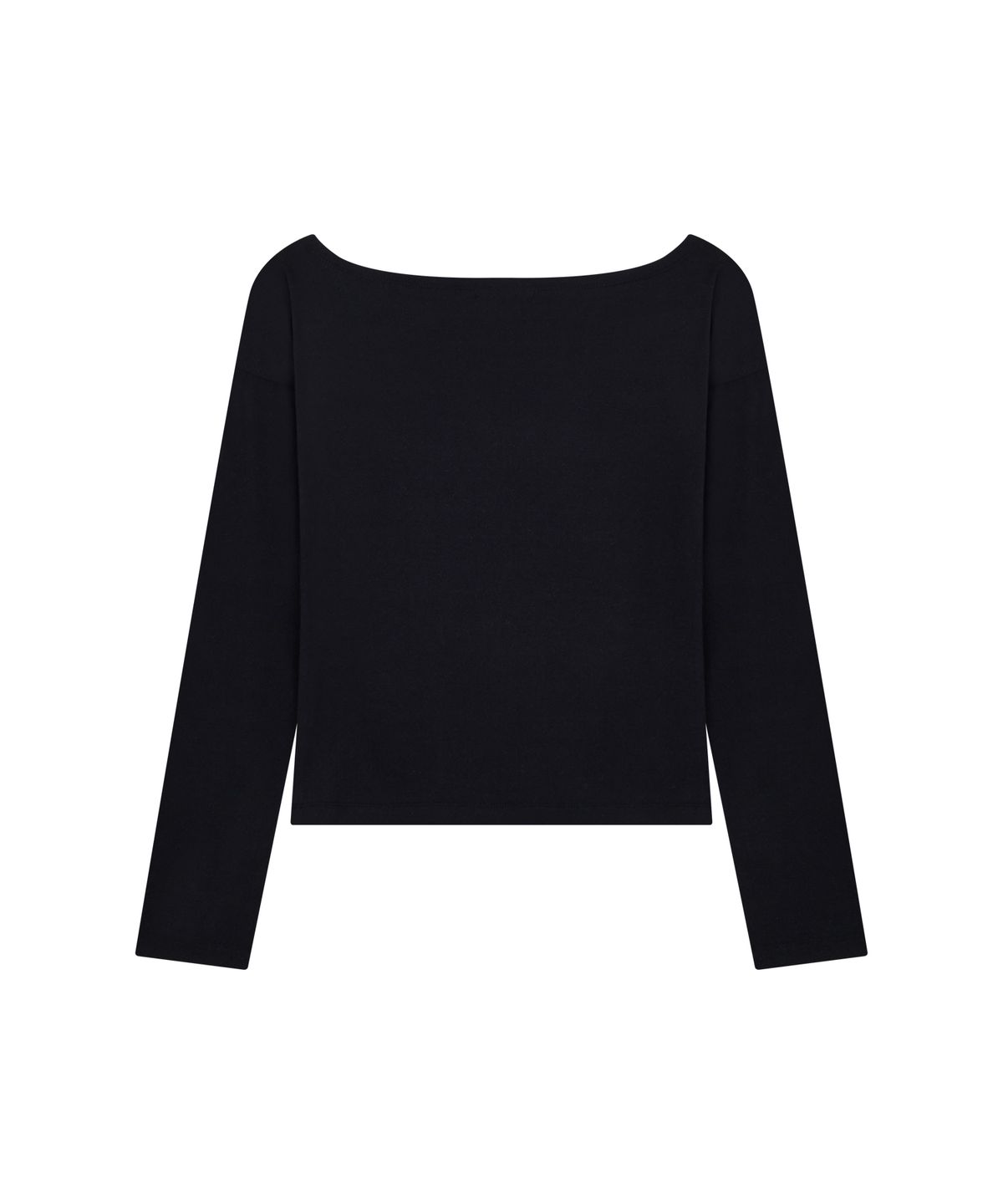 드렁크텍스트(DRUNKTXT) [Woman] Hotfix Off Shoulder Long Sleeve Black