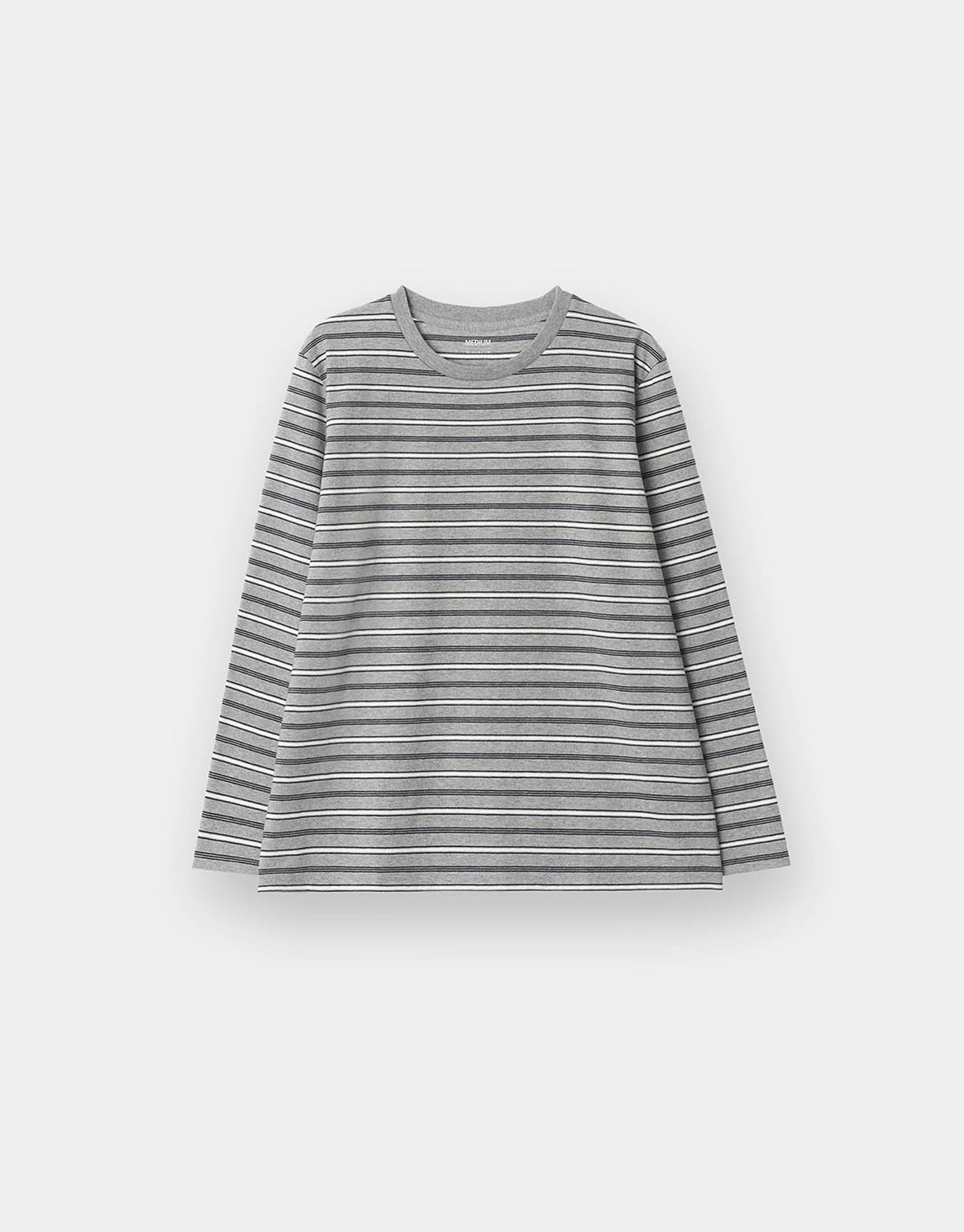 지오다노(GIORDANO) 멀티 스트라이프 긴팔 티셔츠 326506 [4color]