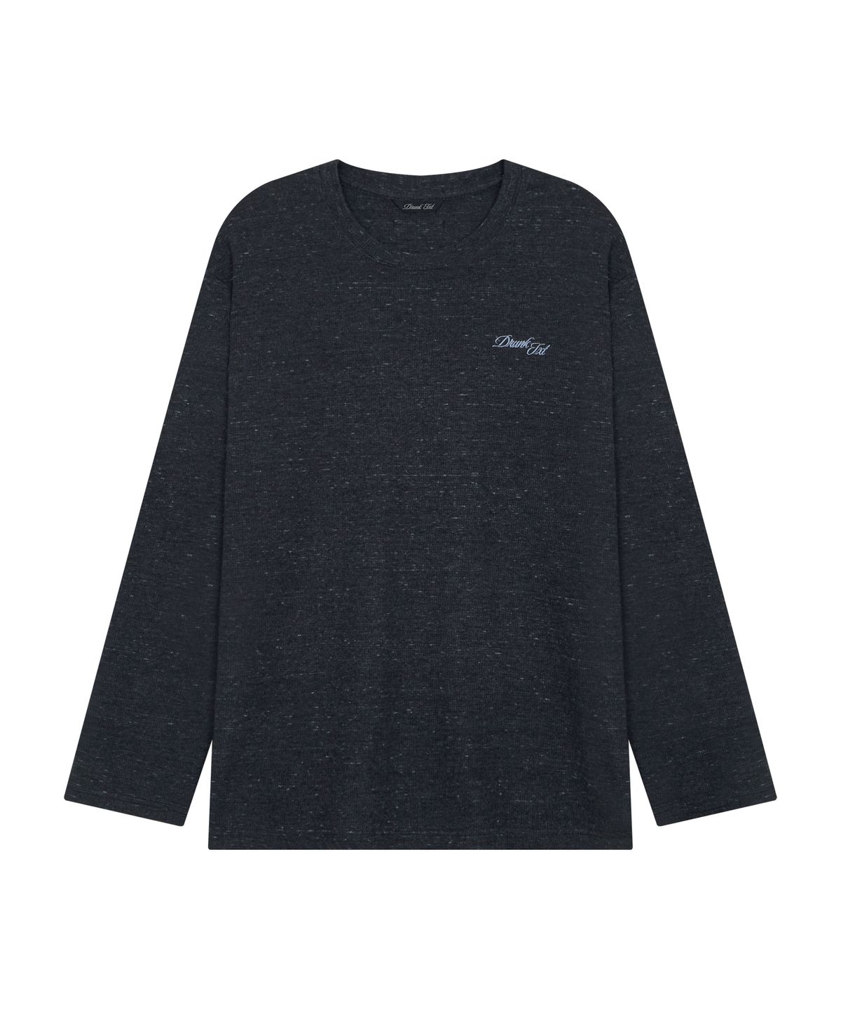 드렁크텍스트(DRUNKTXT) Waffle Long Sleeve Charcoal
