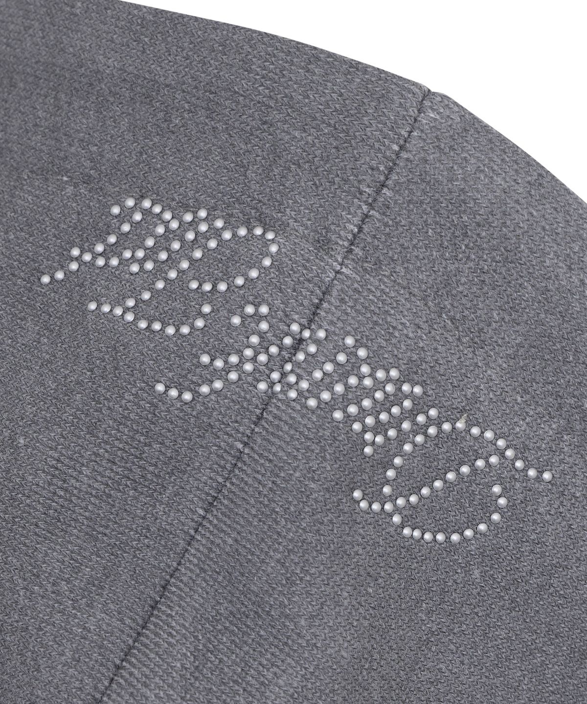 드렁크텍스트(DRUNKTXT) Hotfix Pigment Zip-Up Hoodie Gray