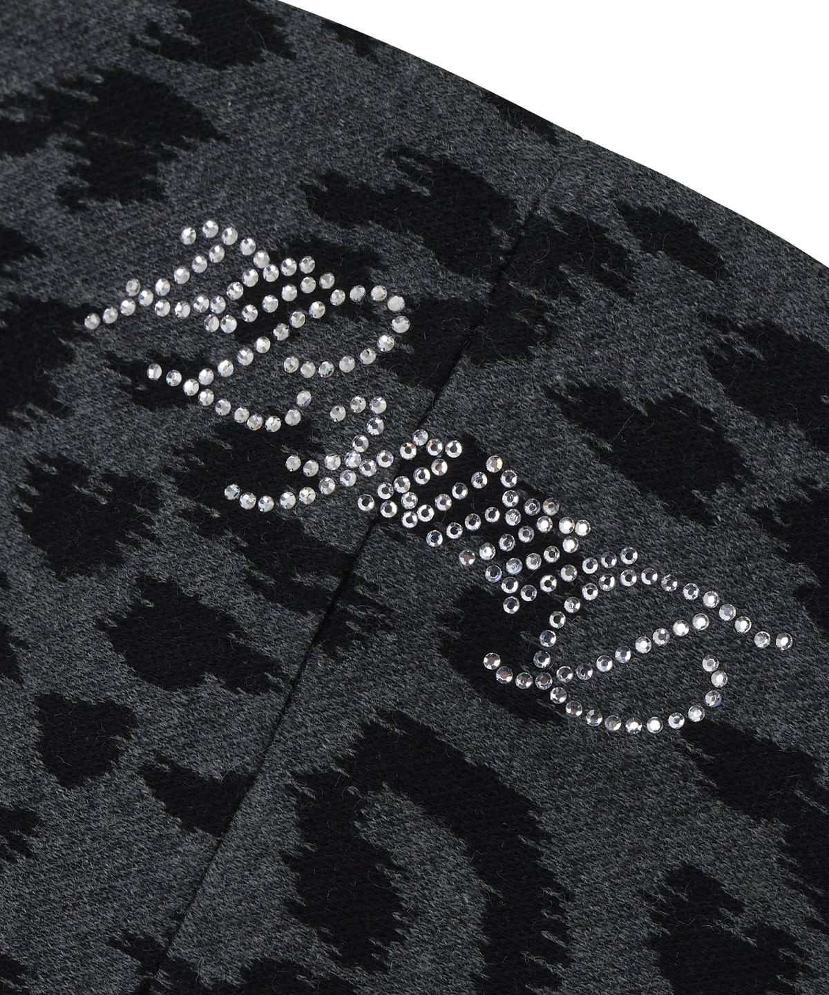 드렁크텍스트(DRUNKTXT) Hotfix Leopard Zip-Up Hoodie Black