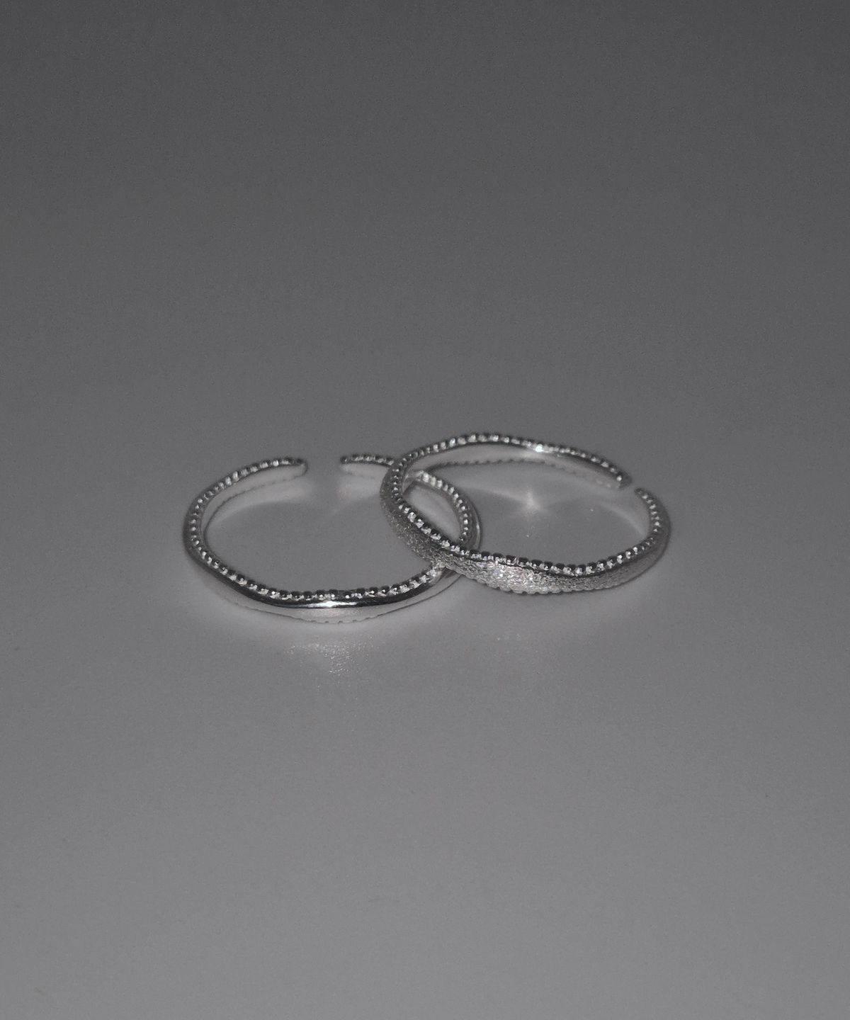 포에트리하우스(POETRYHAUS) MILGRAIN TEXTURE WAVE RING