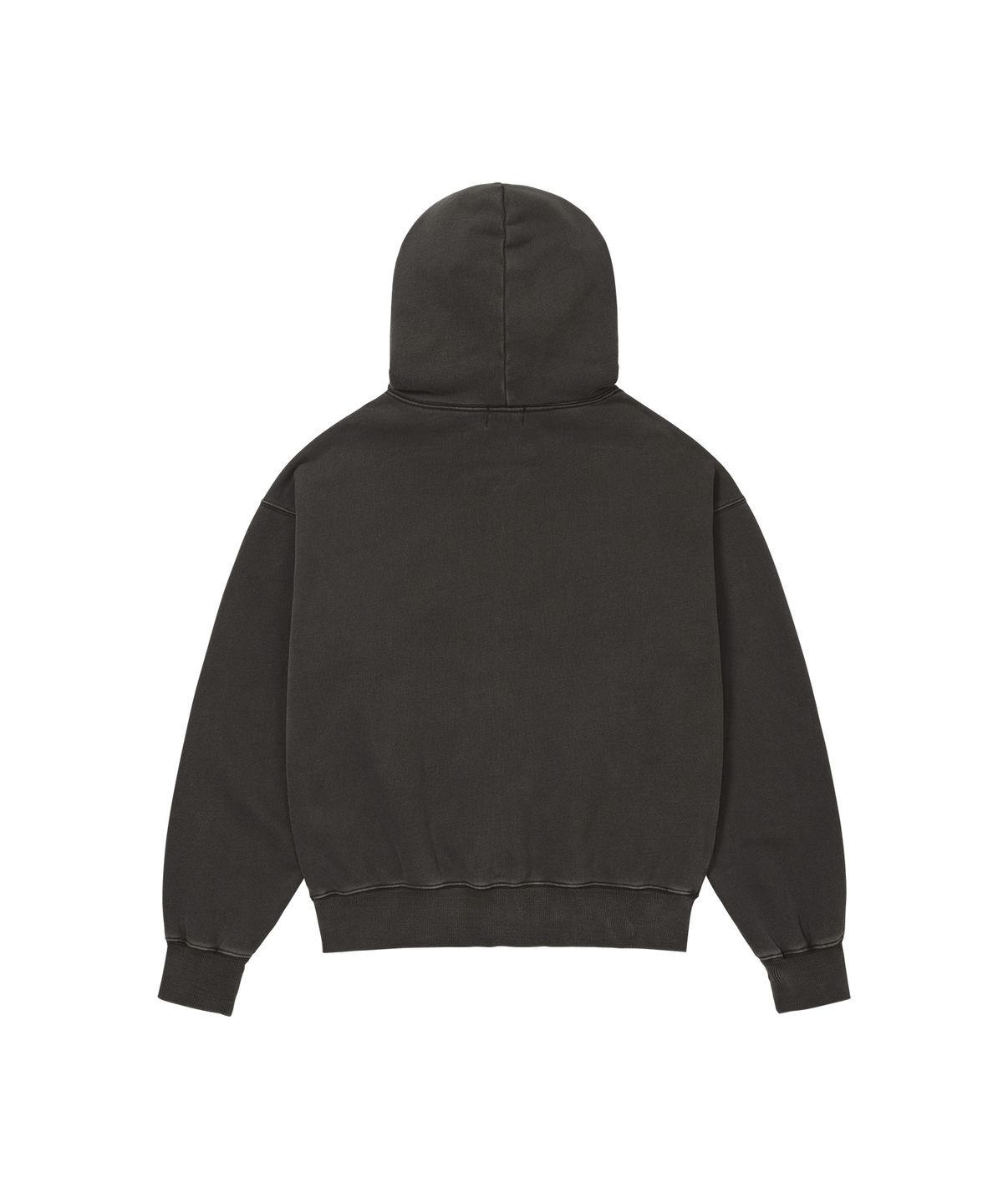 웰빙익스프레스(WELLBEING EXPRESS) Logo Patch Zipup Hoodie Dark Brown