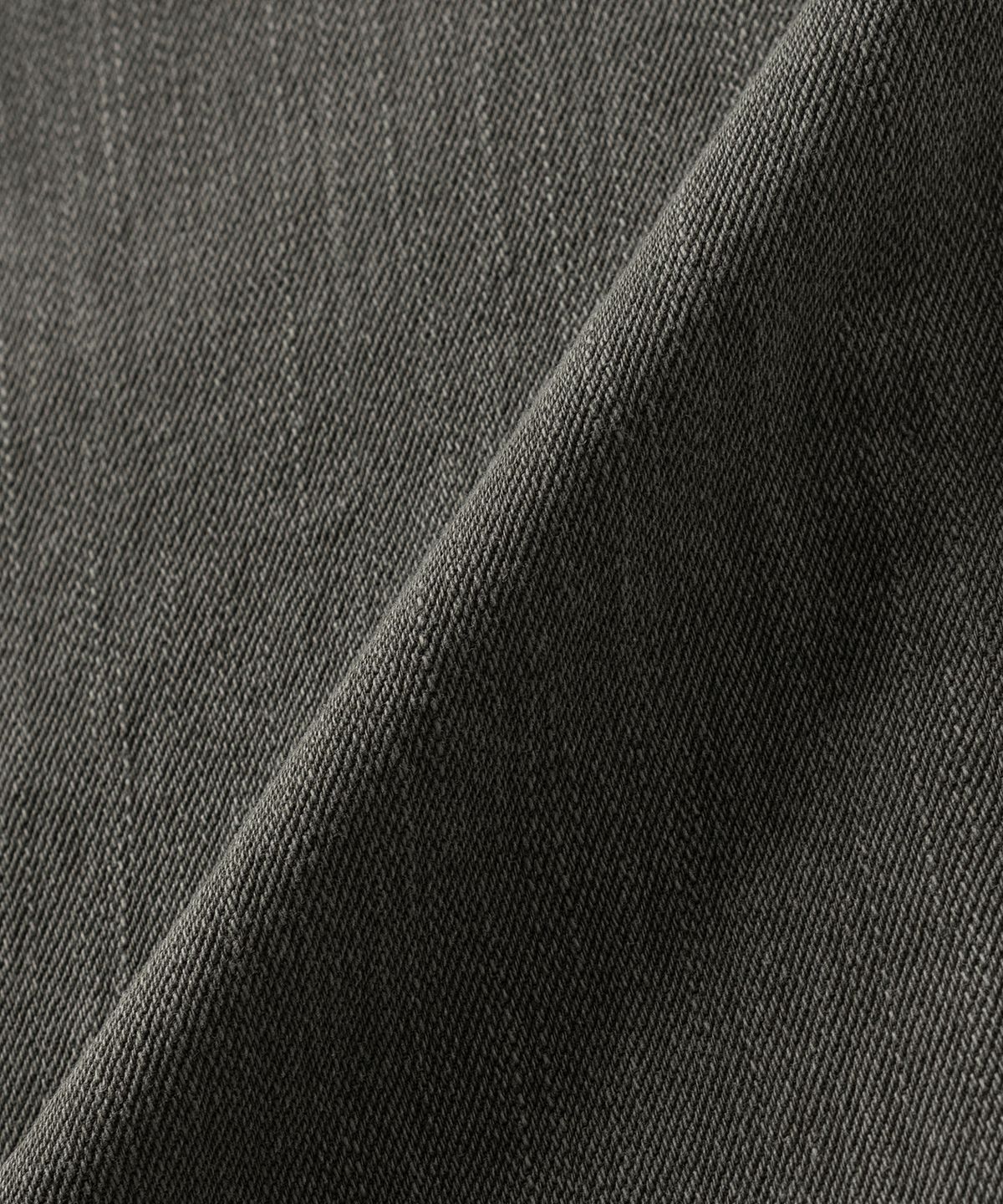 넌블랭크(NONBLANK) 가먼트 다잉 커브드 데님 팬츠_KHAKI