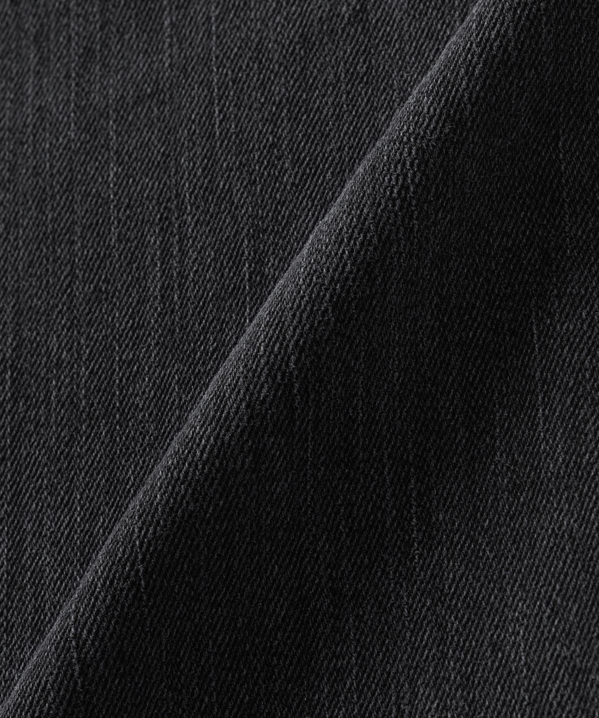 넌블랭크(NONBLANK) 가먼트 다잉 커브드 데님 팬츠_DARK GREY