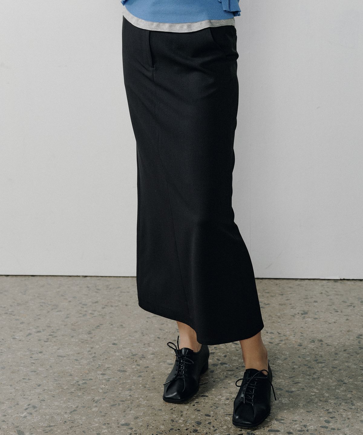 오떼뜨(OCTETTE) CLOE MAXI TROUSER SKIRTS_2COLOR