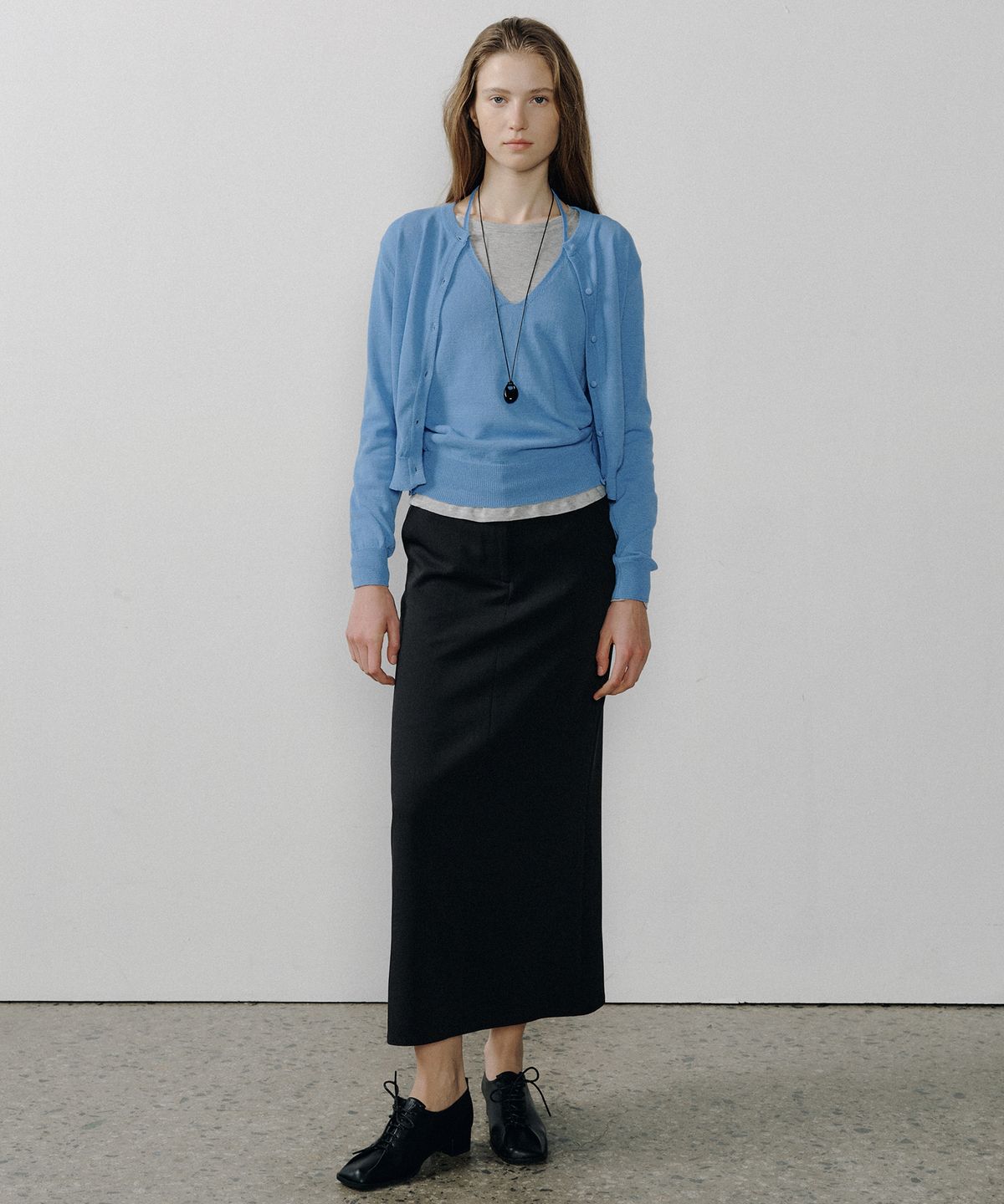 오떼뜨(OCTETTE) CLOE MAXI TROUSER SKIRTS_2COLOR