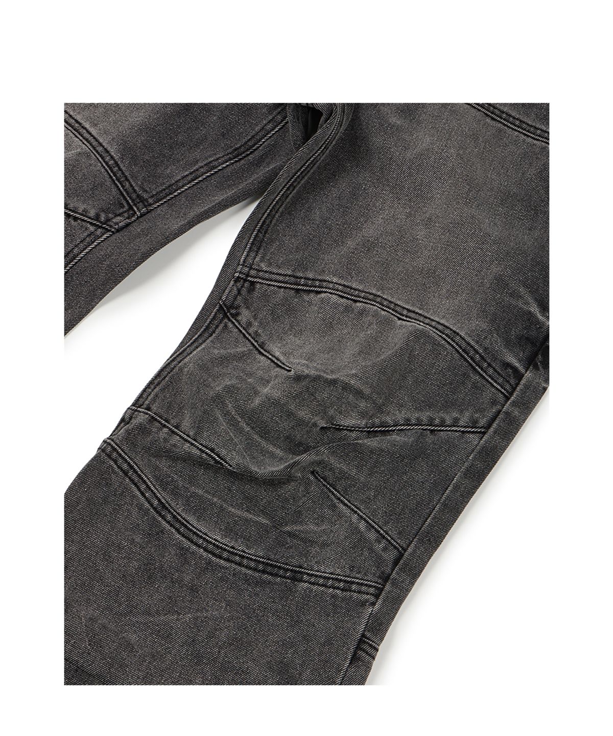 이티씨이(ETCE) STACKING FLARE DENIM PANTS (GRAY)