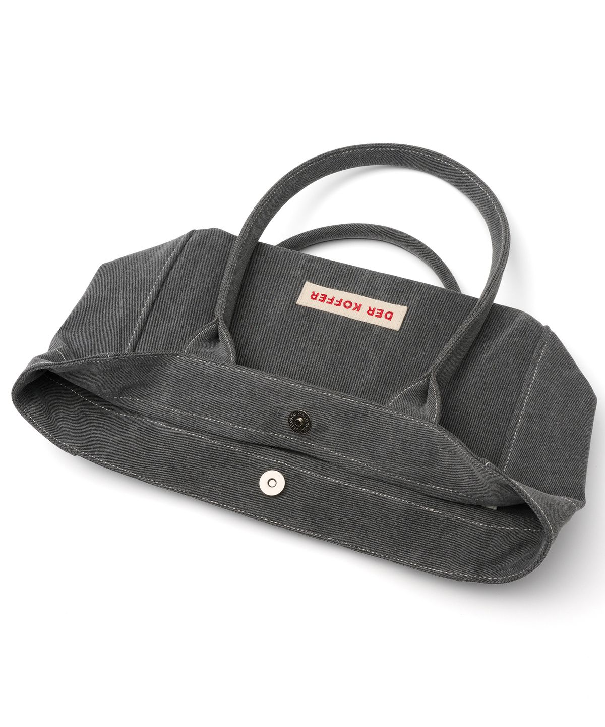 델코퍼(DER KOFFER) SHOPPER BOAT VINTAGE [CHARCOAL]