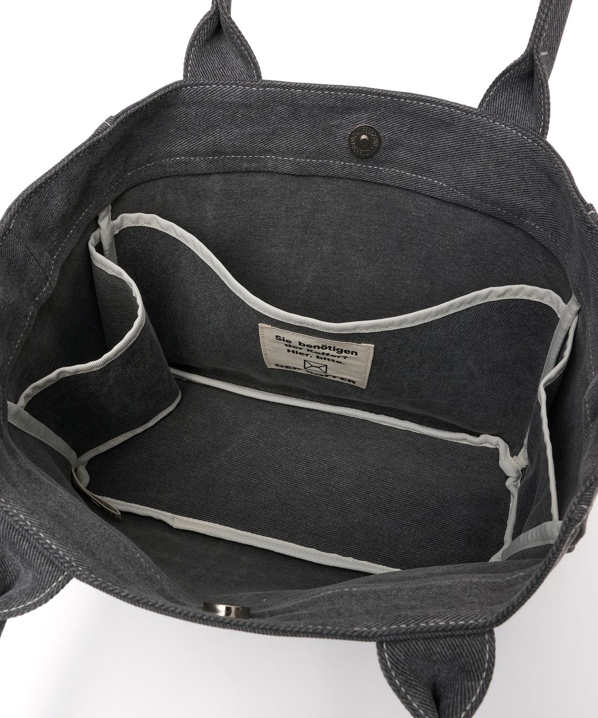 델코퍼(DER KOFFER) SHOPPER BOAT VINTAGE [CHARCOAL]
