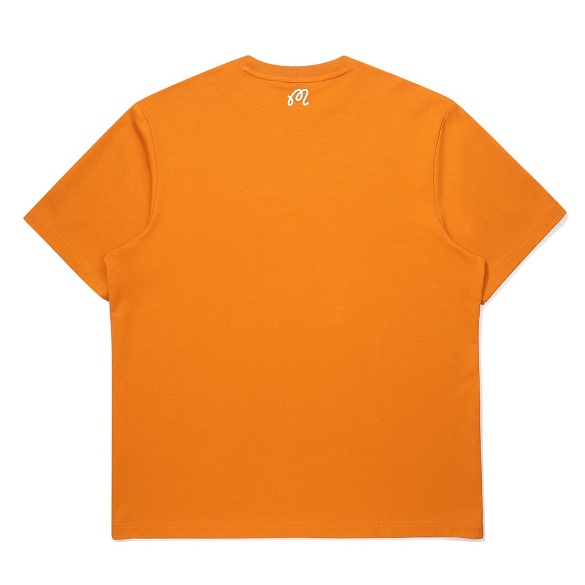 말본 골프(MALBON GOLF) 말본 스크립트 유니 라운드 티셔츠 ORANGE
