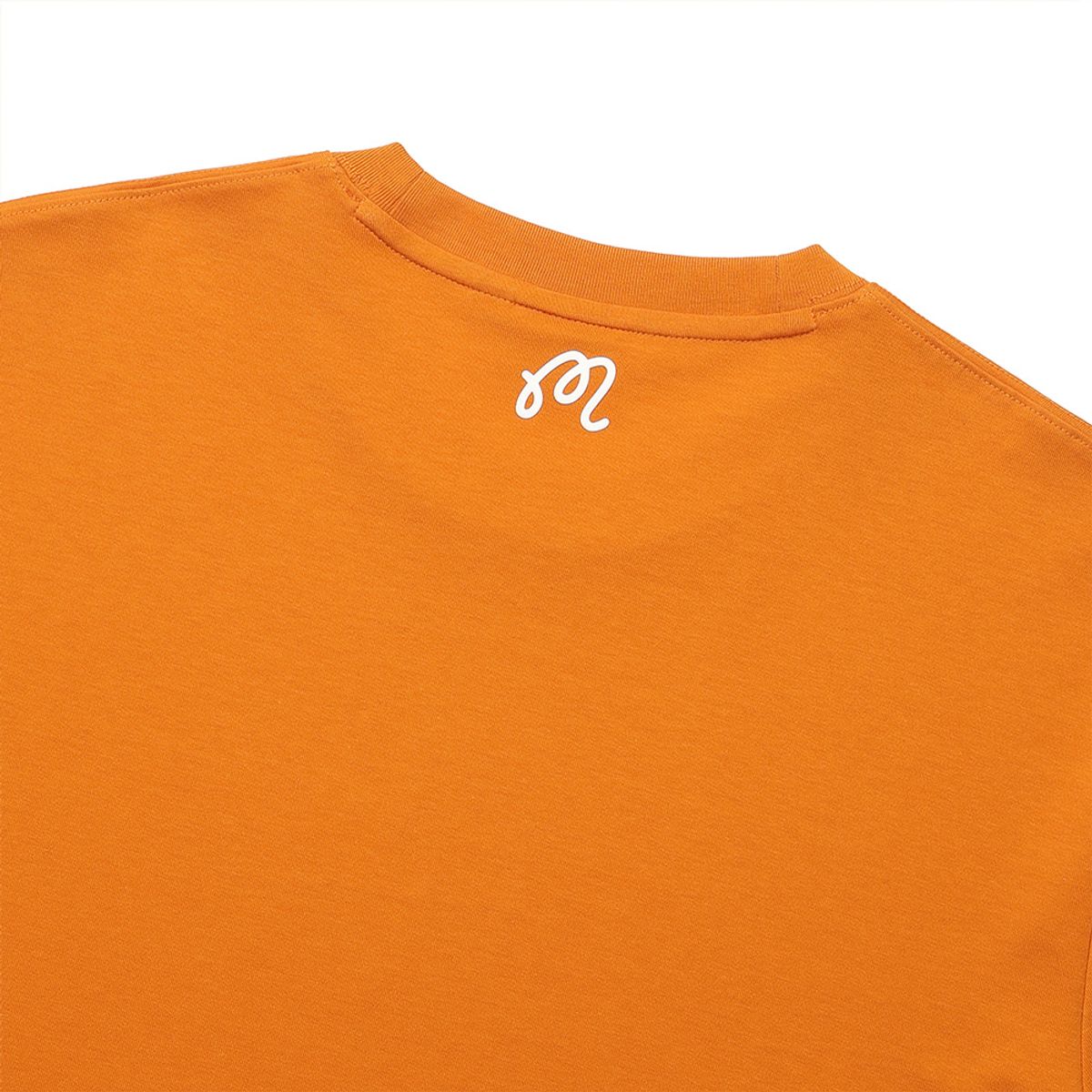 말본 골프(MALBON GOLF) 말본 스크립트 유니 라운드 티셔츠 ORANGE