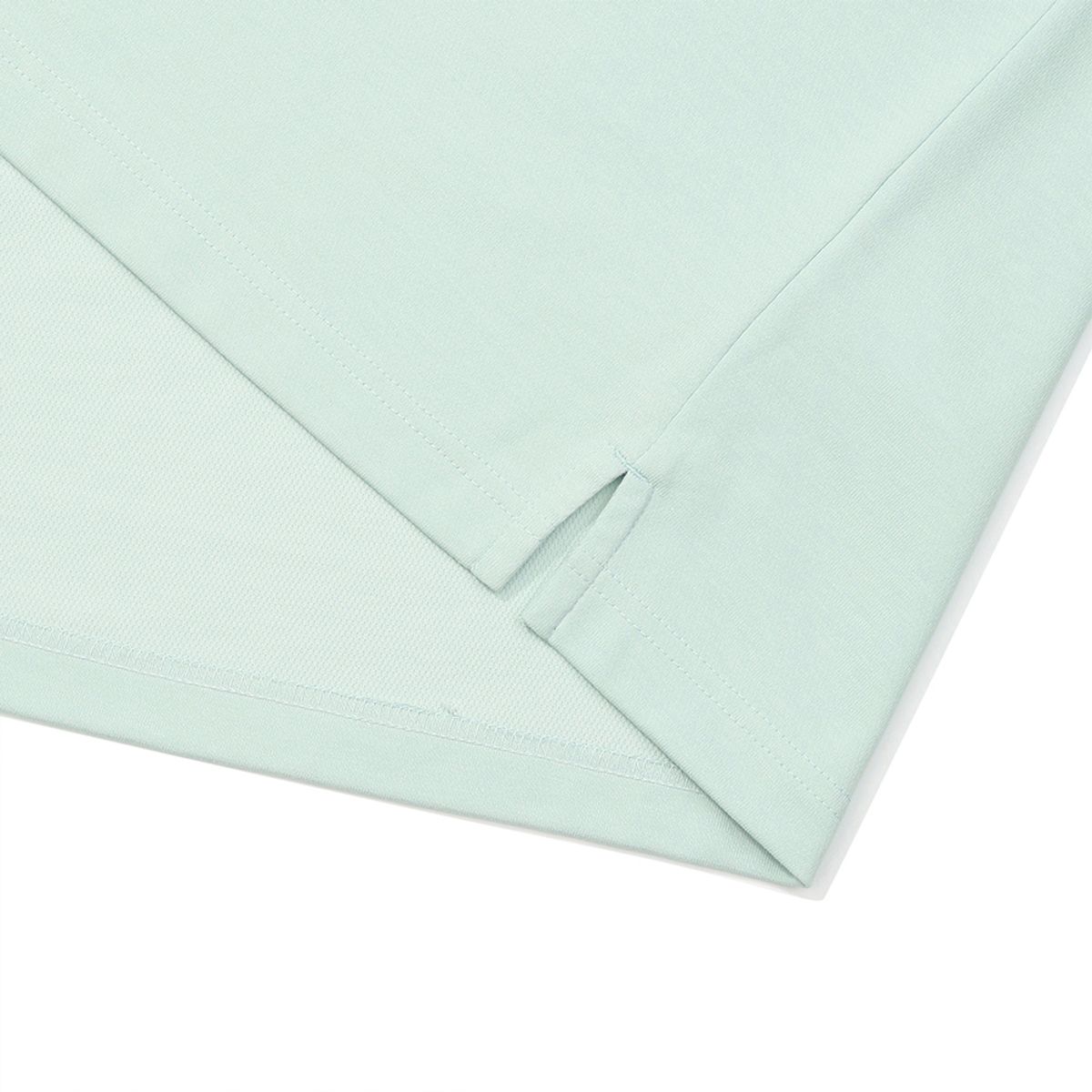 말본 골프(MALBON GOLF) 말본 와펜 유니 라운드 티셔츠 LIGHT MINT