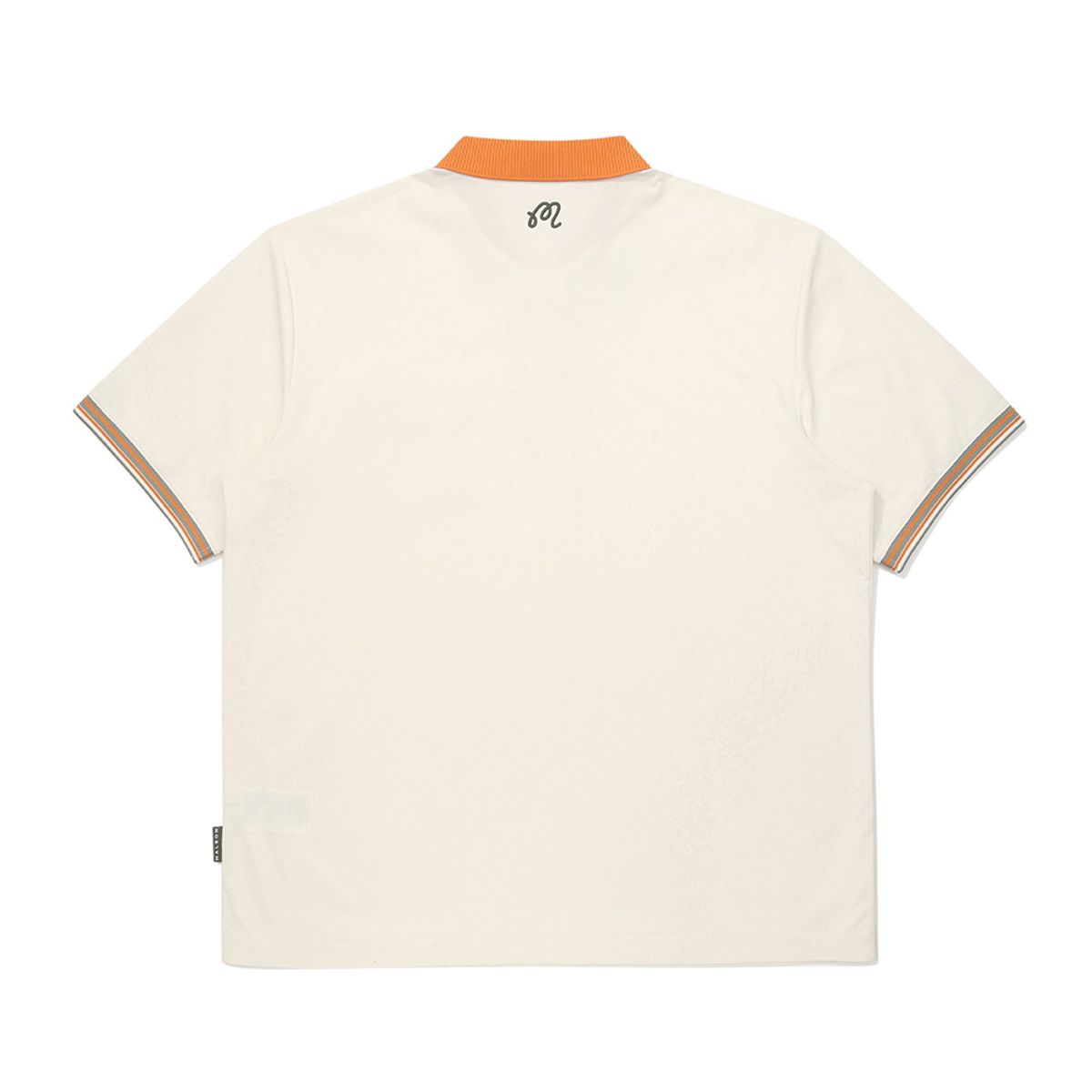 말본 골프(MALBON GOLF) 배색 포인트 폴로 티셔츠 CREAM (MAN)