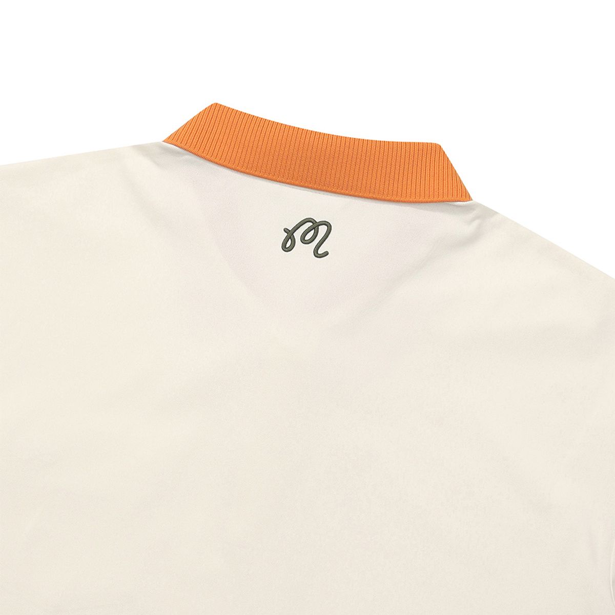 말본 골프(MALBON GOLF) 배색 포인트 폴로 티셔츠 CREAM (MAN)